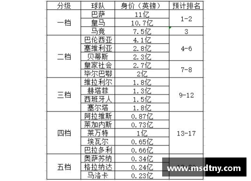 西甲球员年龄分布及其对球队表现的影响分析